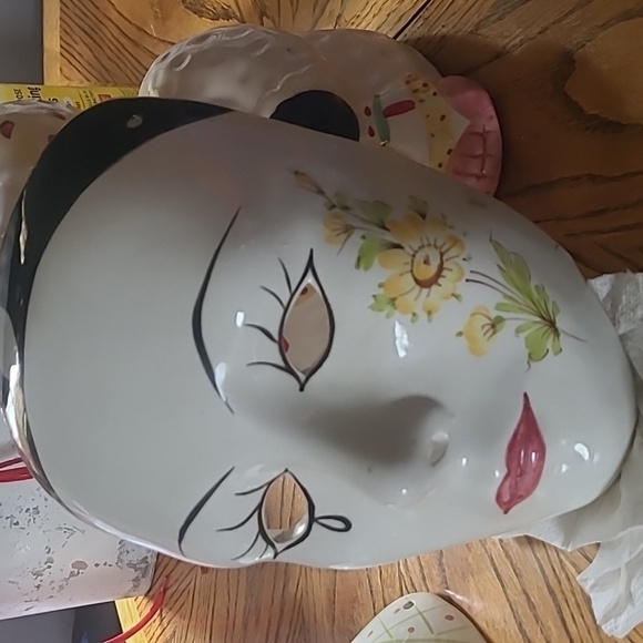 Two Ceramic   Masks - Picture 2 of 8